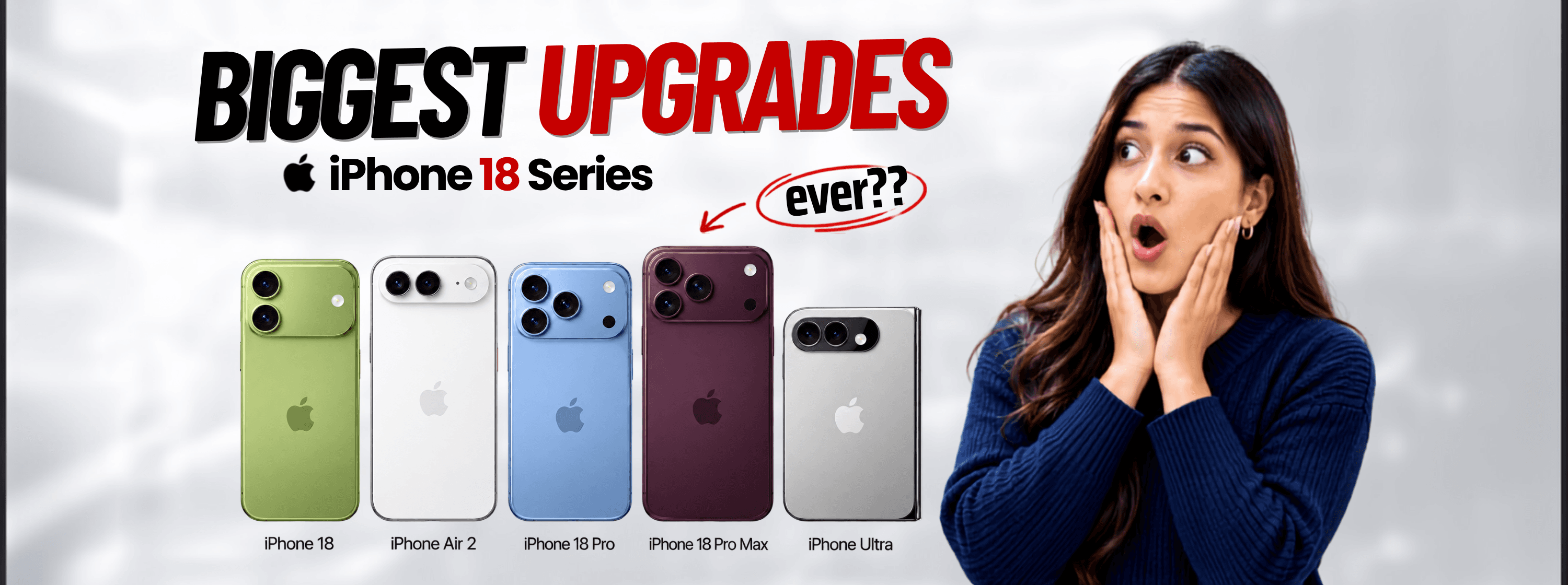 Apple iPhone 18 Series Biggest Upgrades Ever