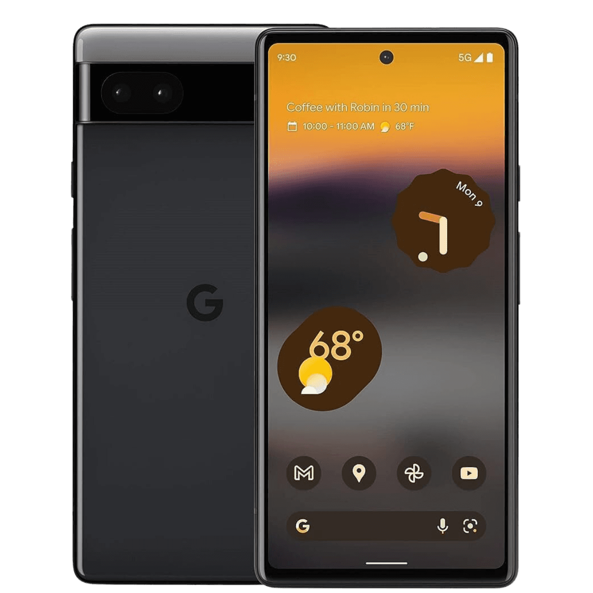 Google Pixel 6a - Unlocked  - Excellent-Charcoal (#2a2a2b)-128GB 1