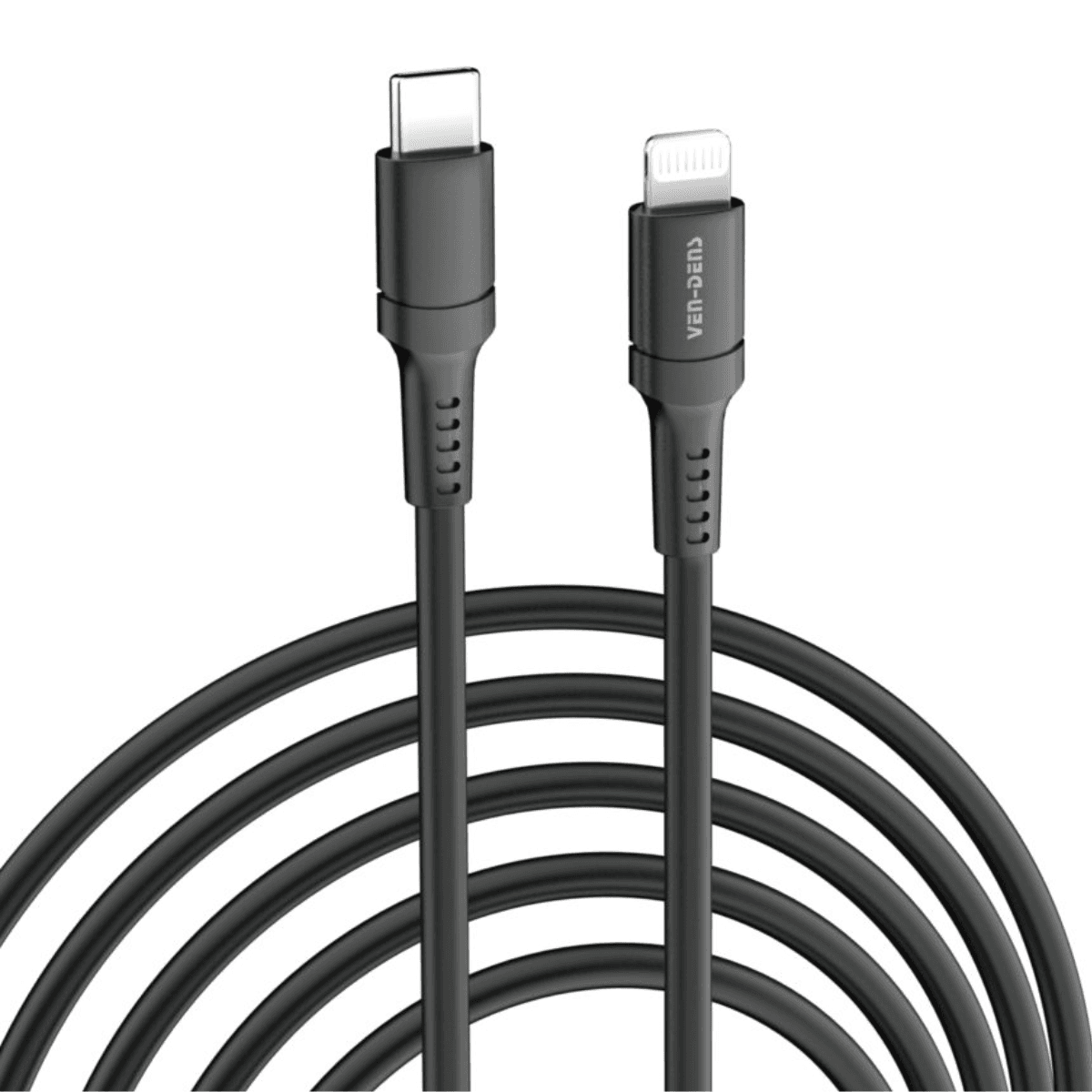Data Sync & Fast Charging USB C to Lightning Cable | Heat-Resistant & 9.5V Output | VD-DCE04 - Image 1