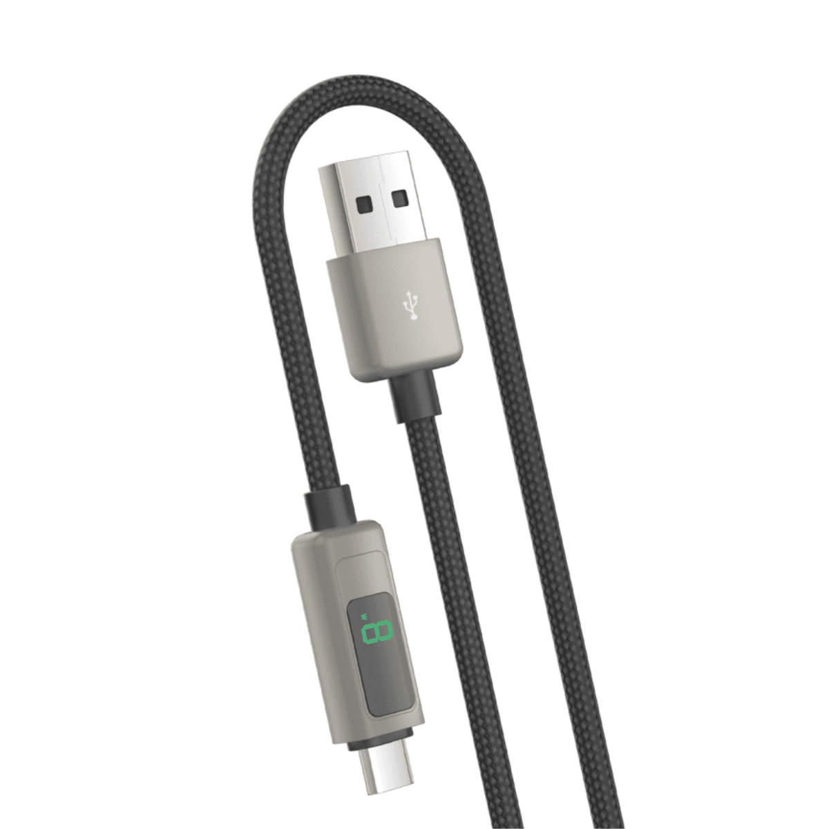 Display Fast Charging USB A to Type-C Cable – Data Sync, Durable, and Heat-Resistant | VD-DCJ03 - Image 1