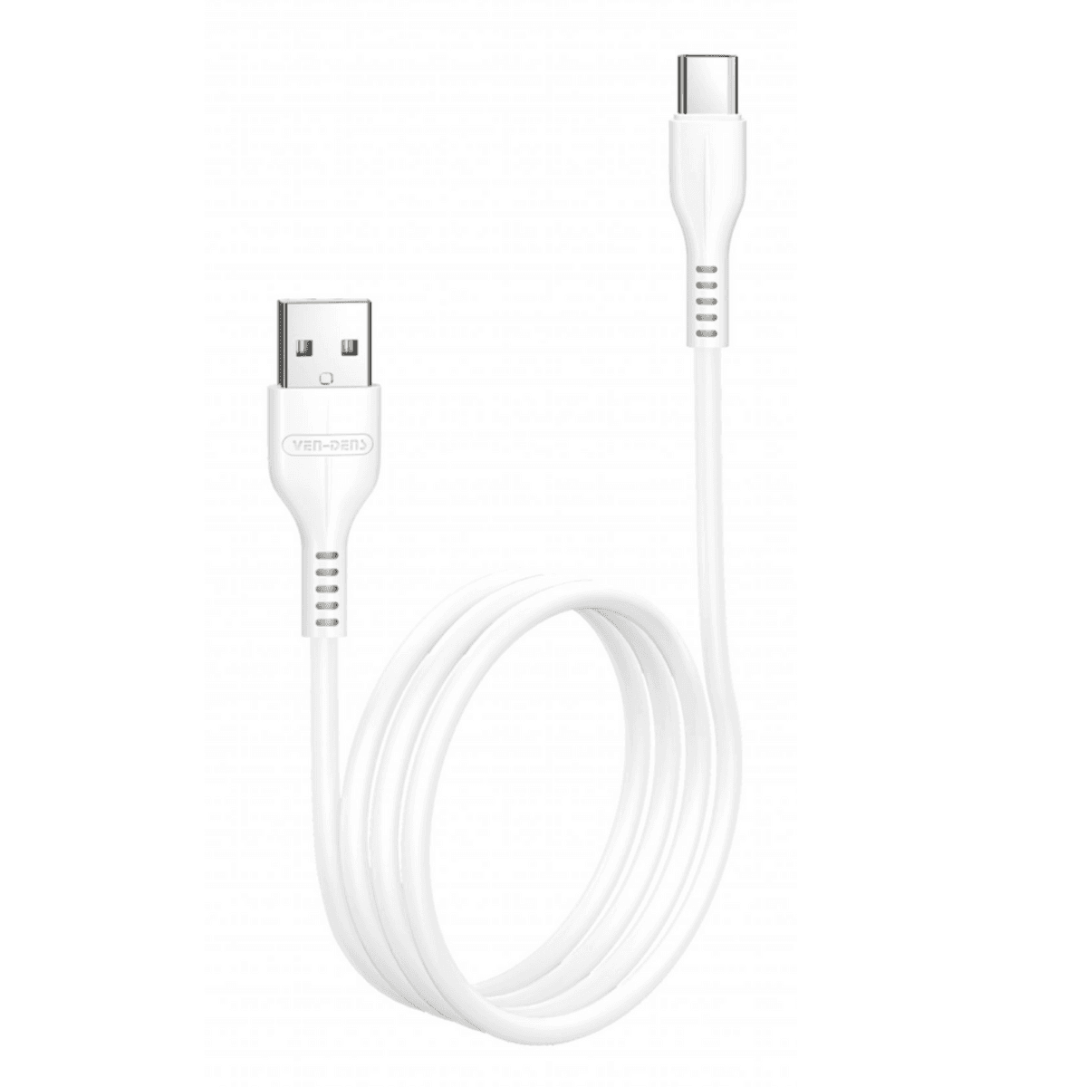 USB to Type-C Charging Cable 2.4A (3 Meter, White) – Durable, Long-Range, and Reliable | VD-DC0012 - Image 1