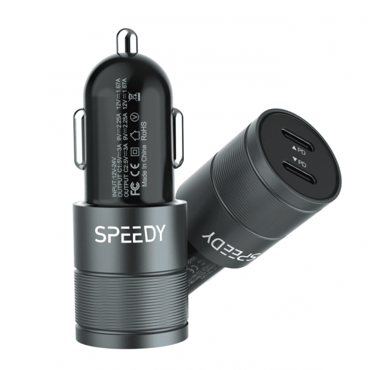Car Charger with Dual PD – Smart, Efficient, and Reliable Charging | SP-C02 - Image 1