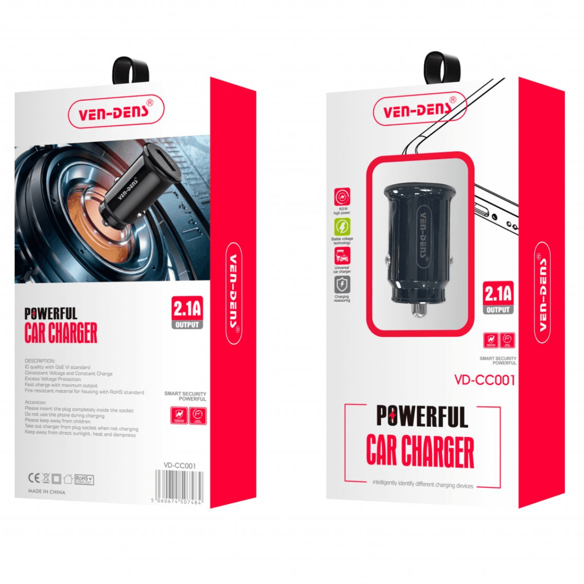 Car Charger with USB Port – Reliable, Fast, and Safe Charging | VD-CC001 - Image 2