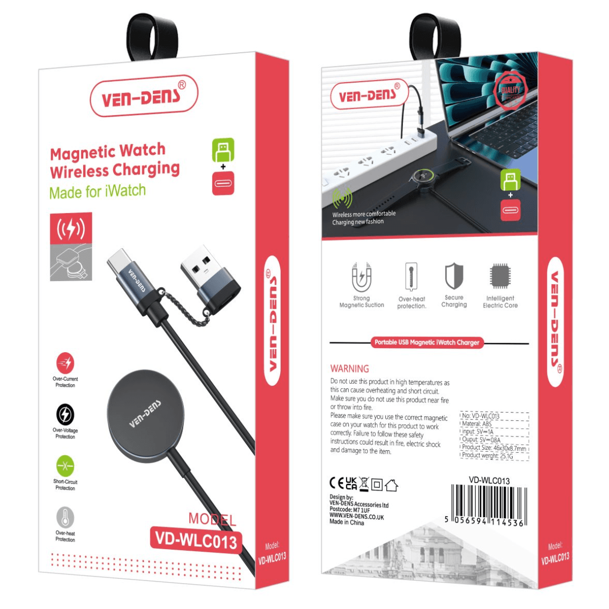 Magnetic Watch Wireless Charger (Model WLC013) – Compact, Efficient, and Reliable | VD-WLC013 - Image 2