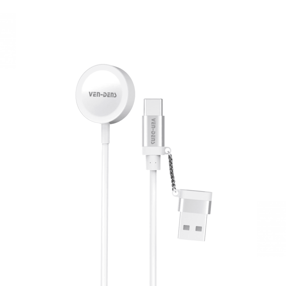 Portable Type C + USB Magnetic Watch Charger – Compact, Efficient, and Durable | VD-WLC012 - Image 1
