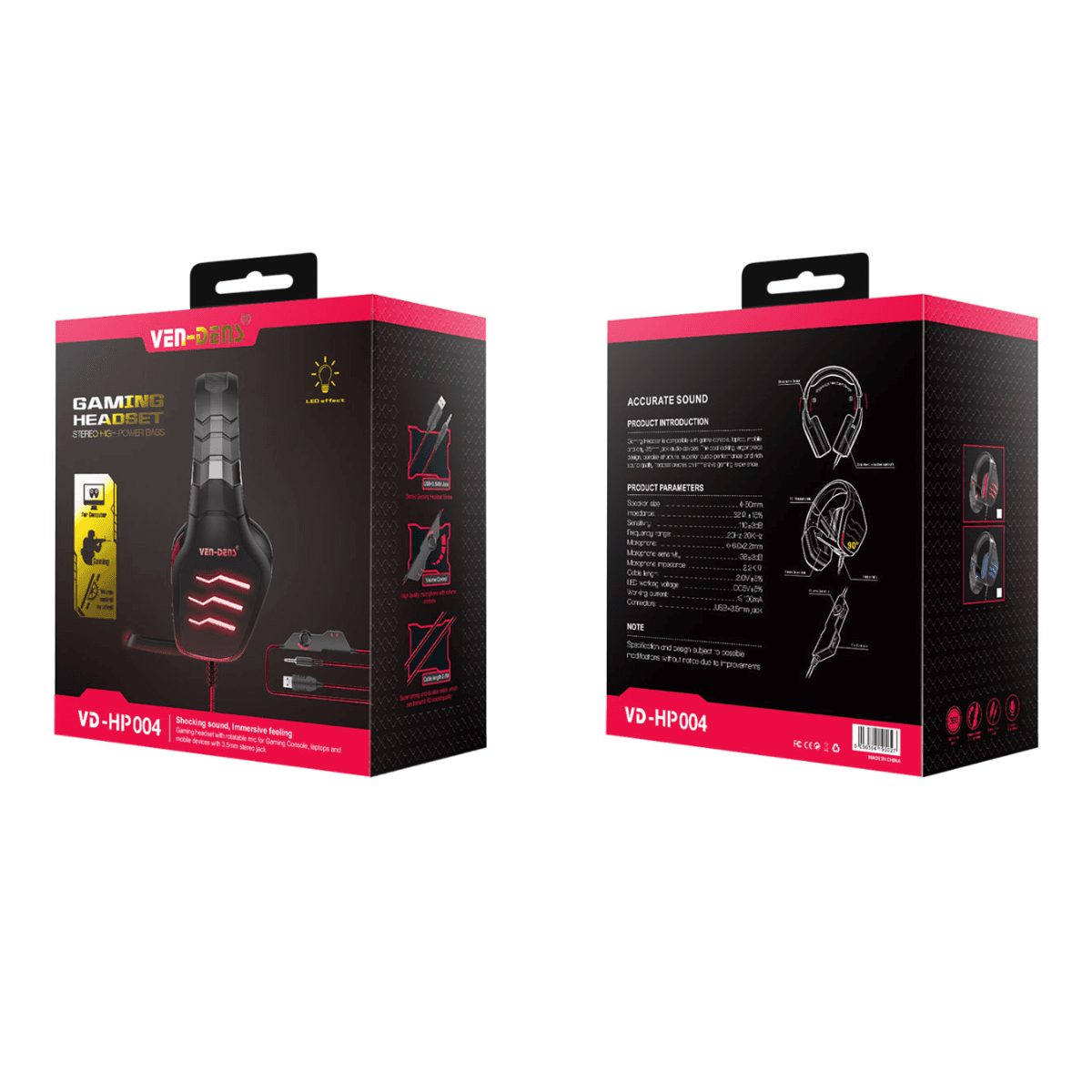 Gaming Headset – Ultimate Comfort & Immersive Sound for Gamers | VD-HP004 - Image 2