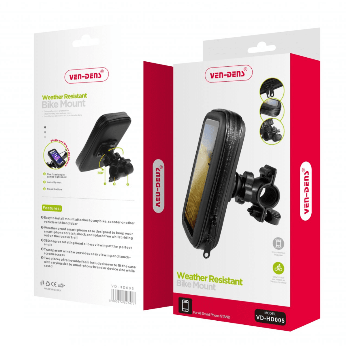 Weather-Resistant Bike Mount – Secure, Durable & 360° Rotating | VD-HD005 - Image 2
