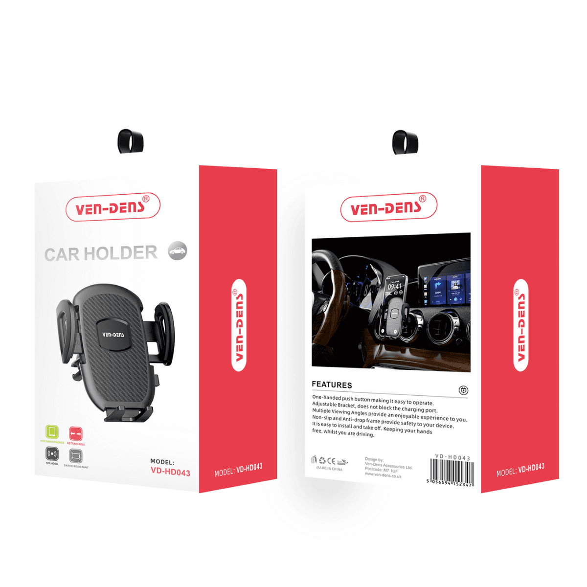 Universal Compatibility Car Holder – Strong Magnetic Mount with 360° Rotation | VD-HD043 - Image 2