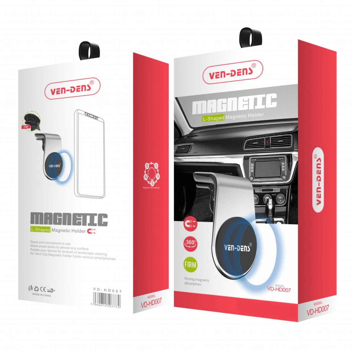 Magnetic Car Phone Holder – Sleek & Secure Mount for Hands-Free Convenience | VD-HD007 - Image 2