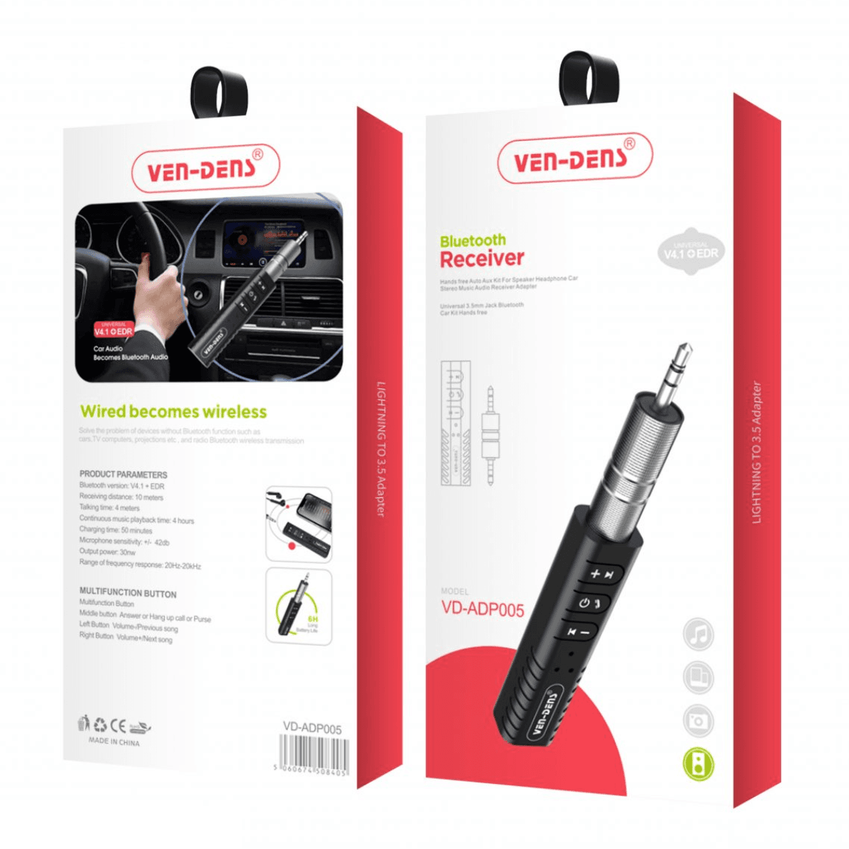 Bluetooth Receiver – Transform Wired into Wireless | VD-ADP005 - Image 2