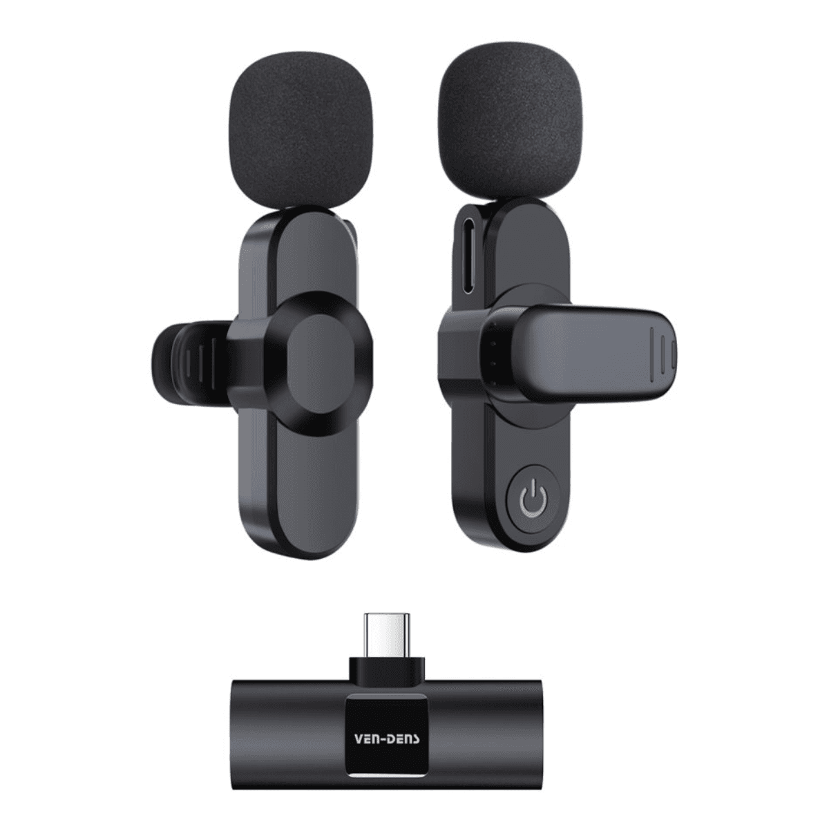 Wireless Dual Microphone - Type C Plug | VD-MIC009 - Image 1