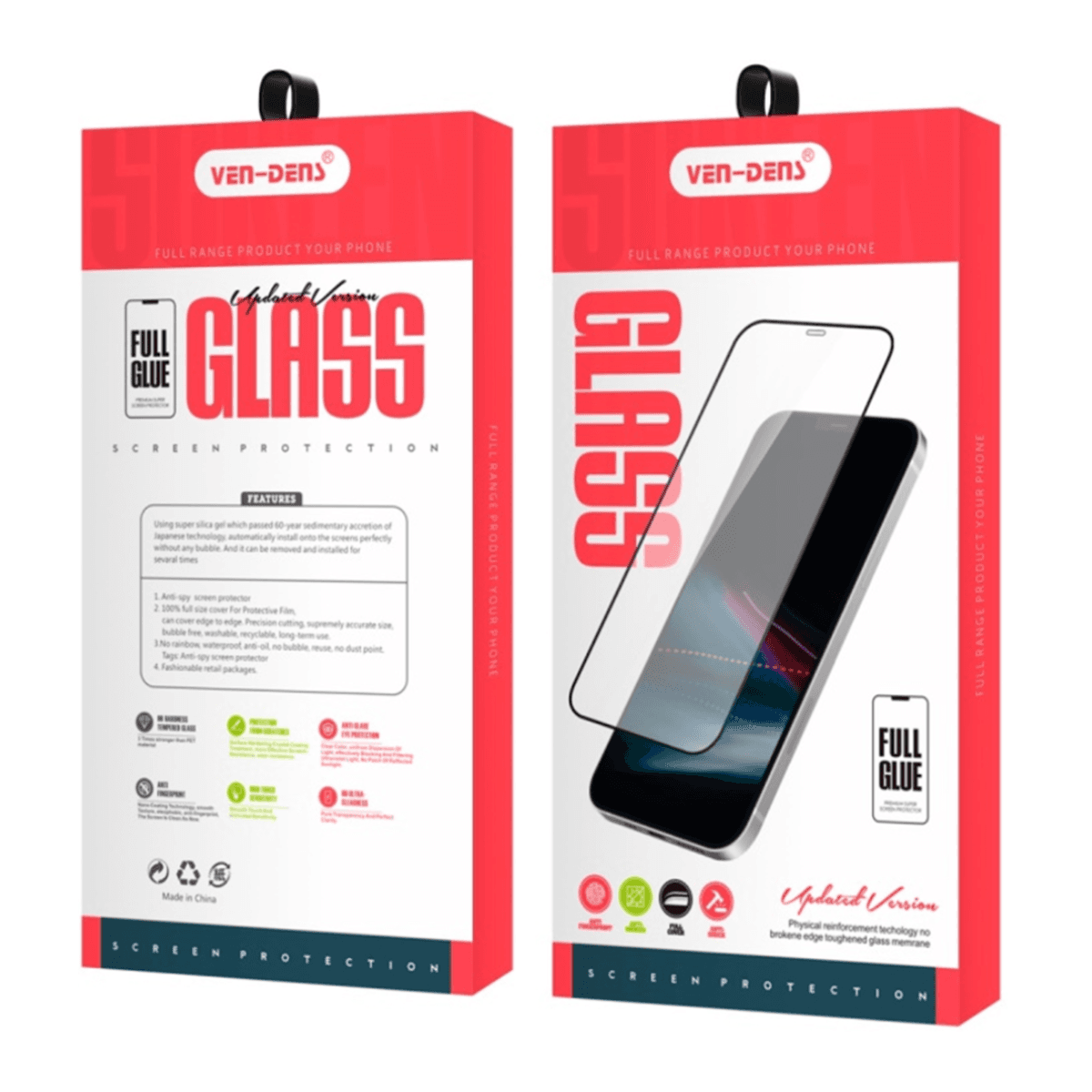 Apple iPhone 13 Mini Full Glue Tempered Glass – Anti-Spy Privacy Screen Protector, Edge-to-Edge Coverage, Bubble-Free Installation - Image 2