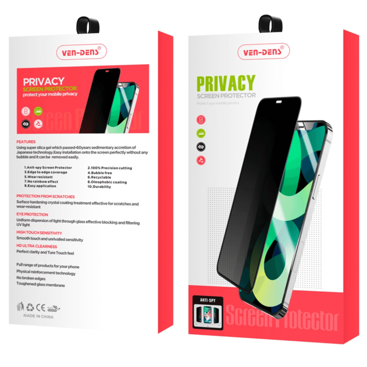 Samsung Galaxy S24 FE Privacy Tempered Glass Screen Protector – Anti-Spy, 9H Hardness, HD Clarity, Bubble-Free Installation - Image 2