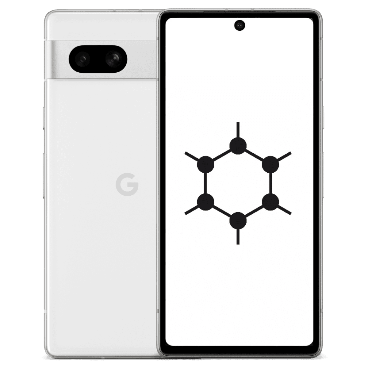 Google Pixel 7a GrapheneOS - Unlocked  - Excellent-Snow (#f7f7f7)-128GB 1