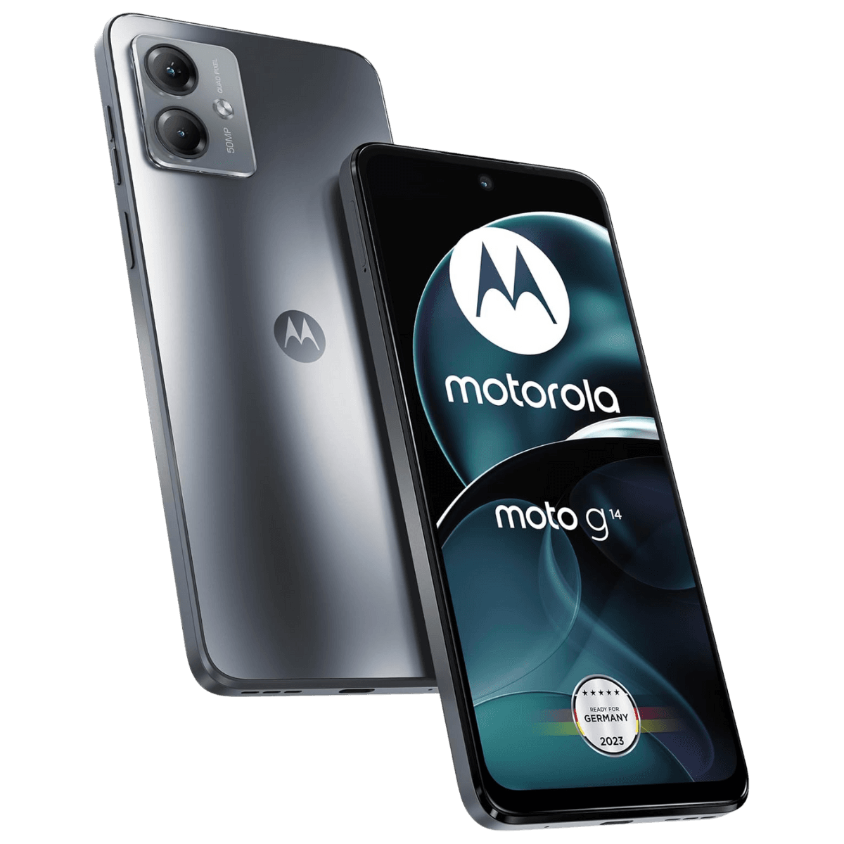 Motorola Moto G14 - Unlocked - Excellent-Steel-Gray (#81888f)-128GB 1