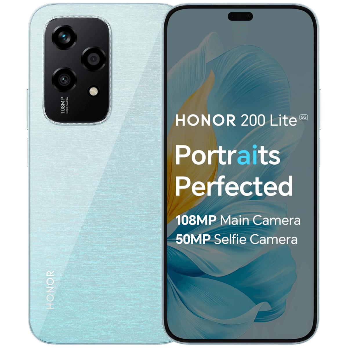 Honor 200 Lite - Unlocked - Excellent-Blue (#1d4970)-512GB 1