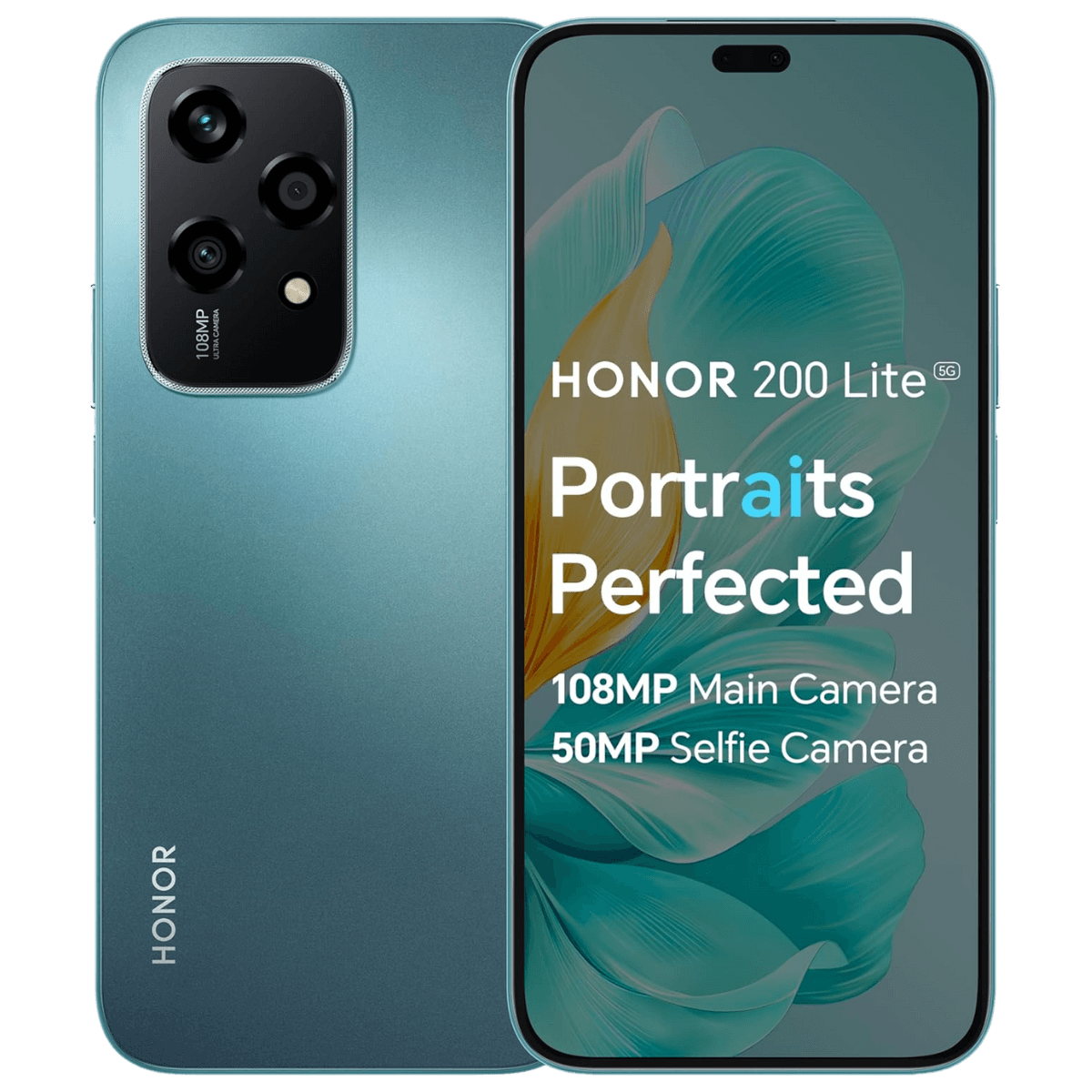 Honor 200 Lite - Unlocked - Excellent-Green (#05e684)-512GB 1