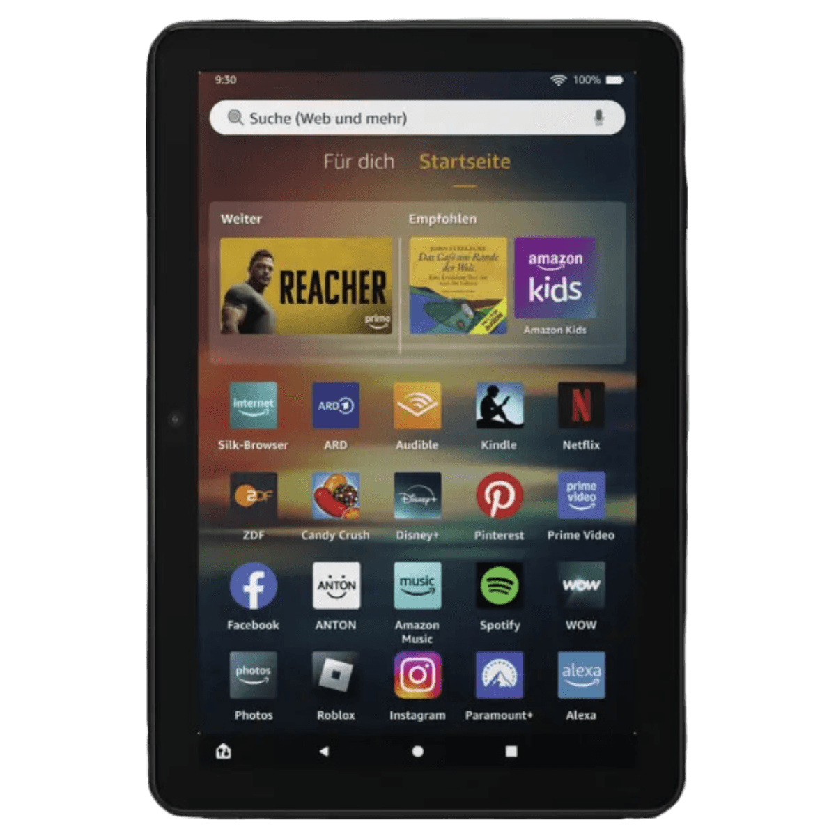 Amazon Tablet Fire HD 8  - Brand New-Black (#000000)-32GB 1