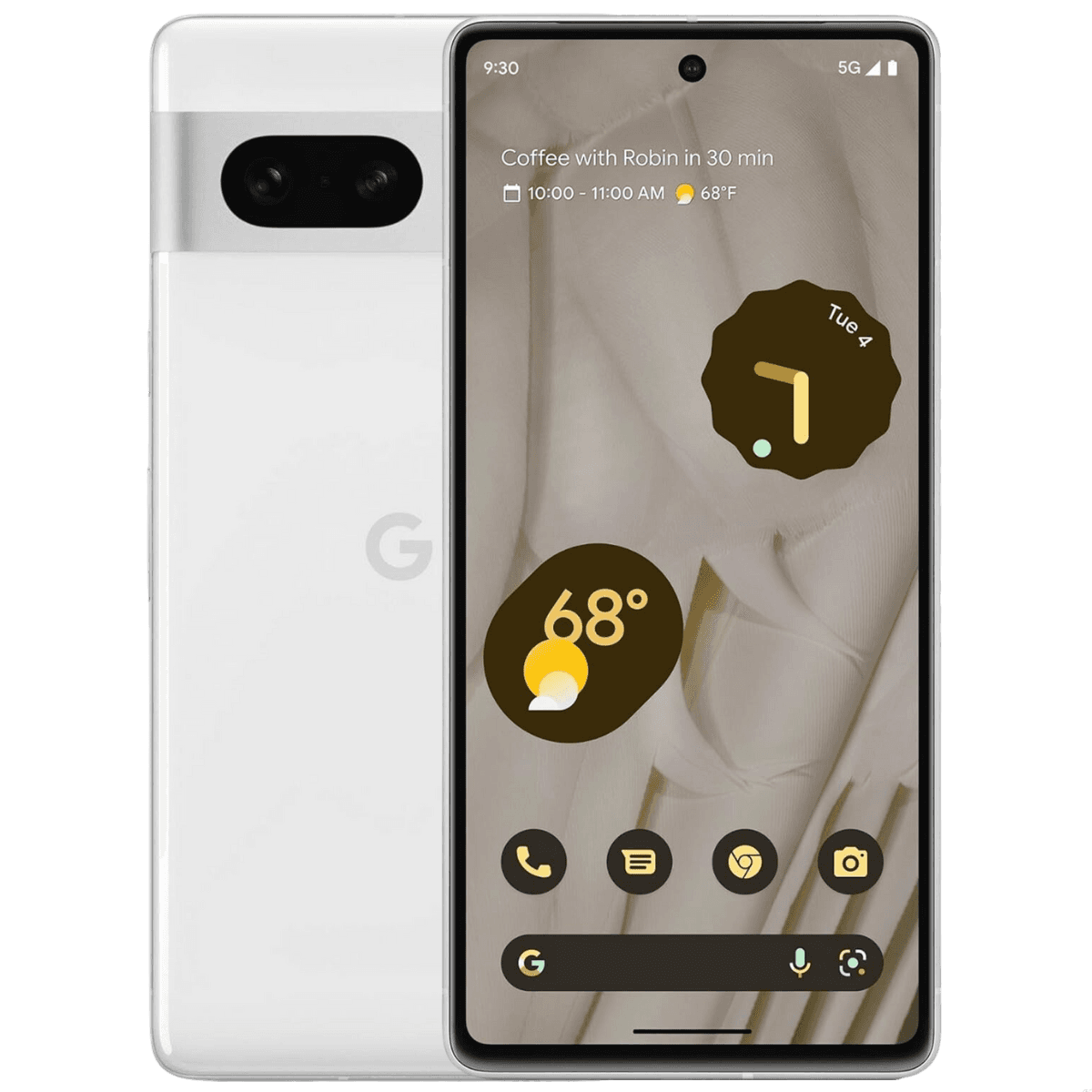 Google Pixel 7 - Unlocked - Excellent-Snow (#f7f7f7)-128GB 1