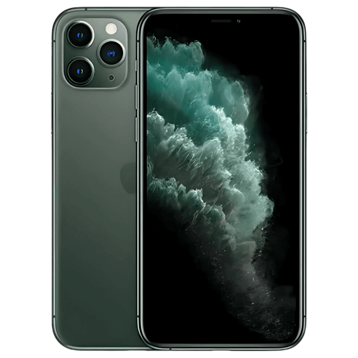 Apple iPhone 11 Pro - Unlocked - Excellent-Matte-Midnight-Green (#768075)-256GB 1