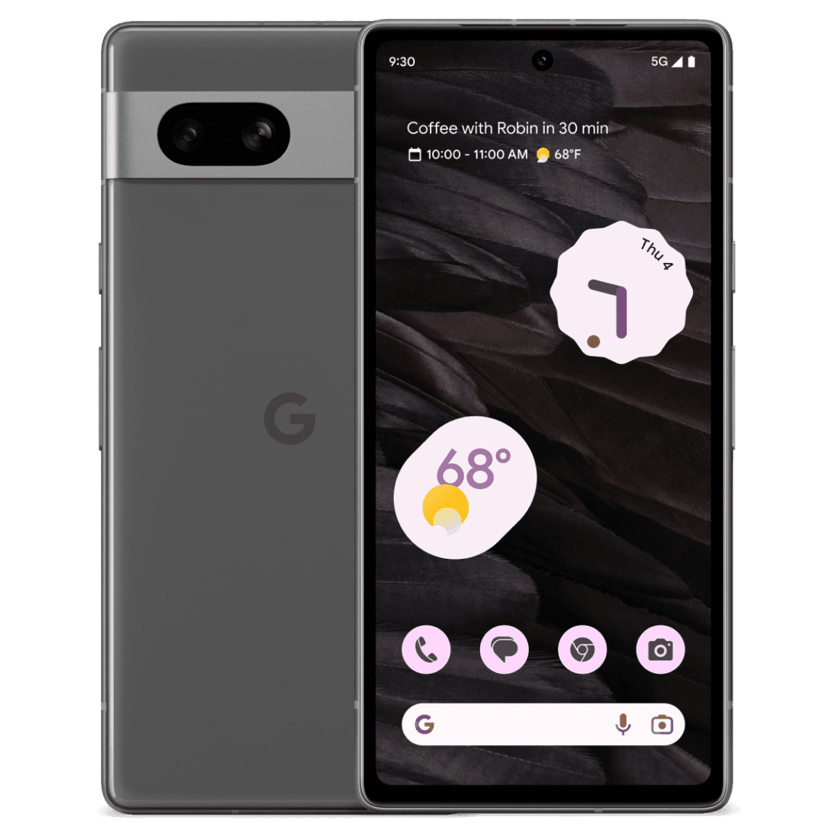 Google Pixel 7a - Unlocked - Excellent-Charcoal (#2a2a2b)-128GB 1