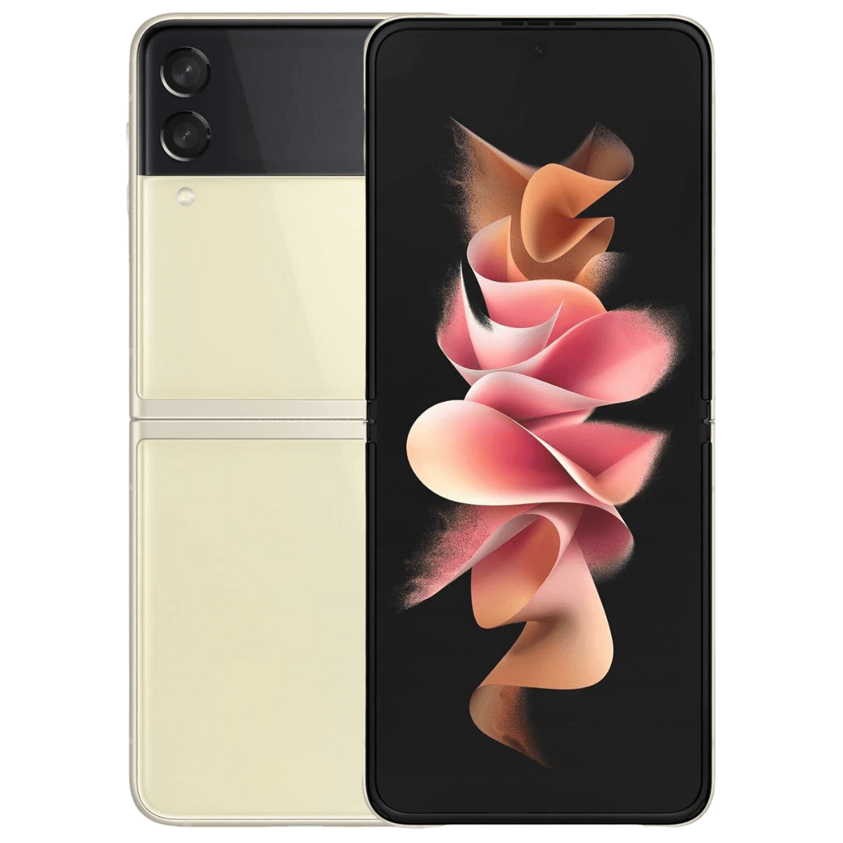 Samsung Galaxy Z Flip3 - Unlocked  - Excellent-Cream (#d9d4cc)-256GB 1