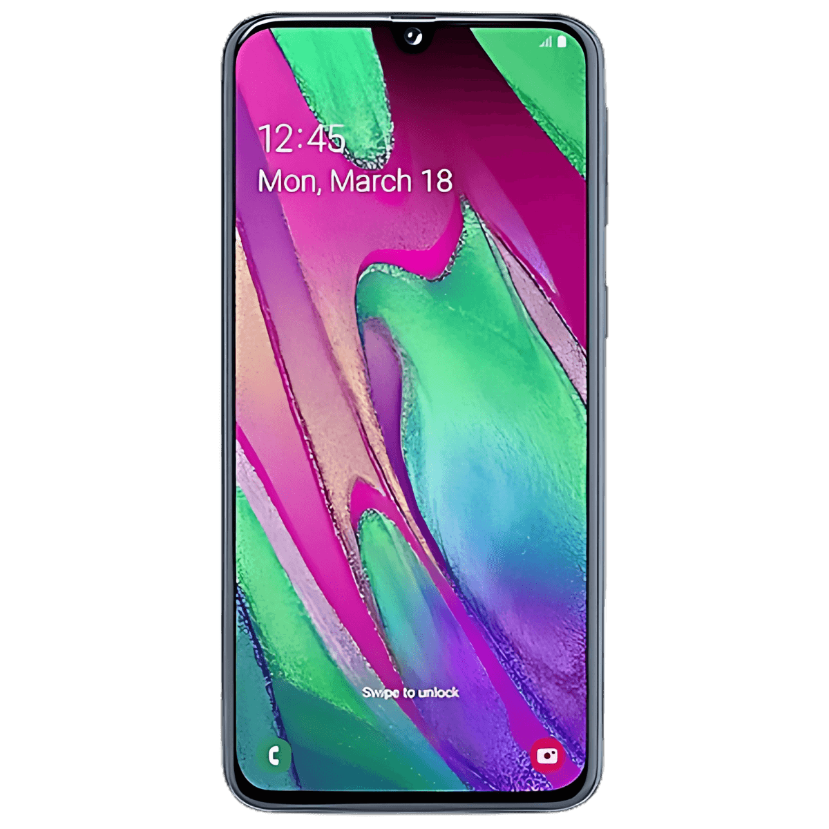 Samsung Galaxy A40 - Unlocked - Good-Black (#000000)-64GB 3