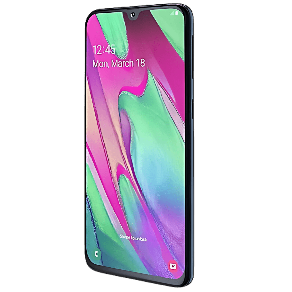 Samsung Galaxy A40 - Unlocked - Good-Black (#000000)-64GB 4