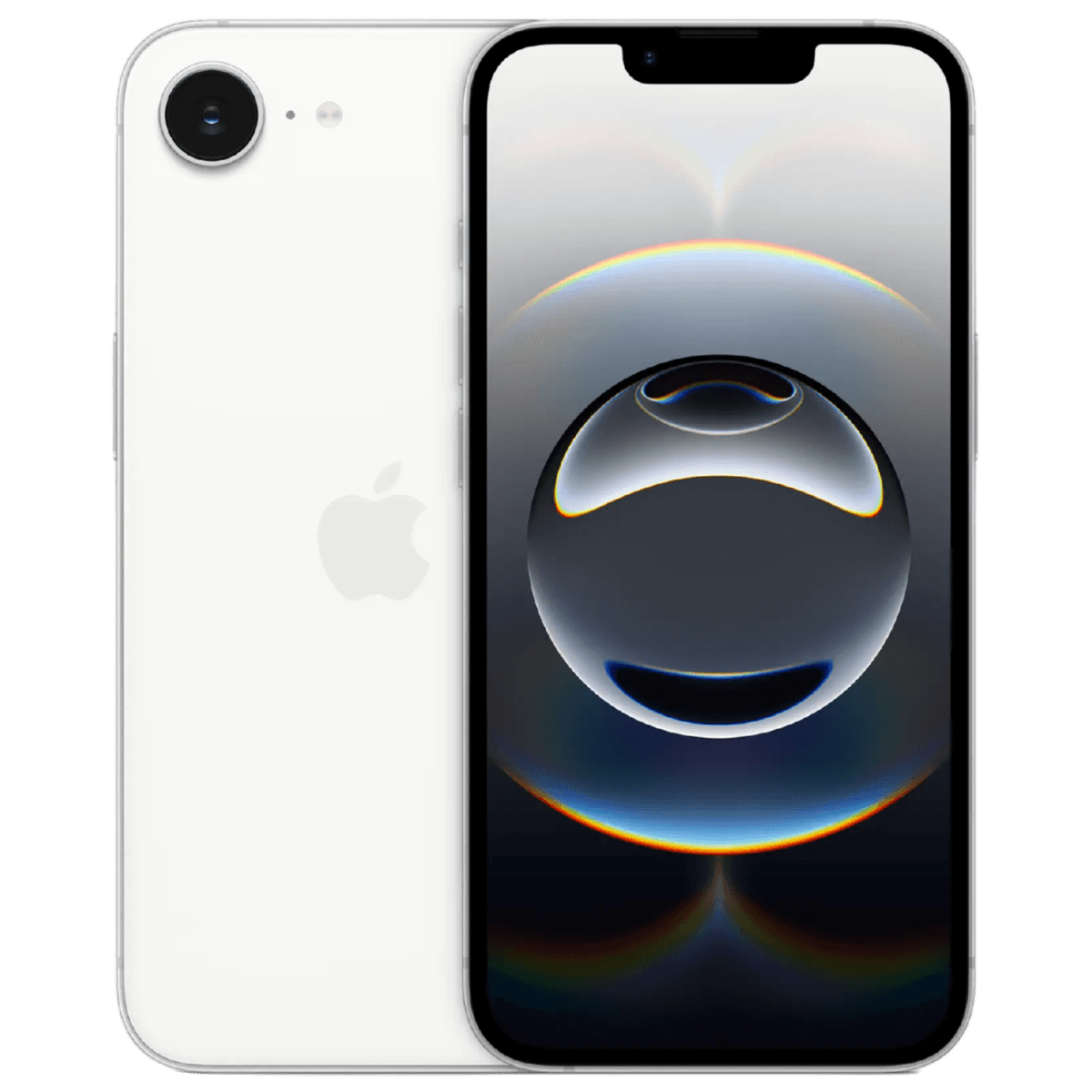 Apple iPhone 16e - Unlocked - Good-White (#fffbf7)-256GB 1