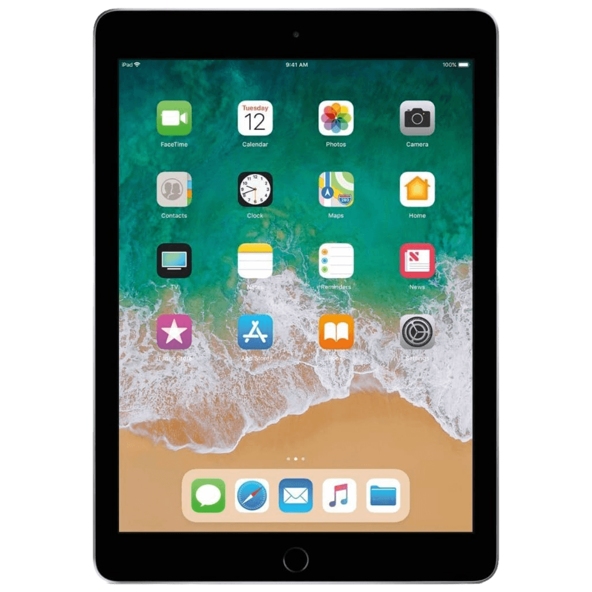 Apple iPad 9.7 (2017) - 5th Generation - Excellent-Space-Gray (#87888c)-32GB 9