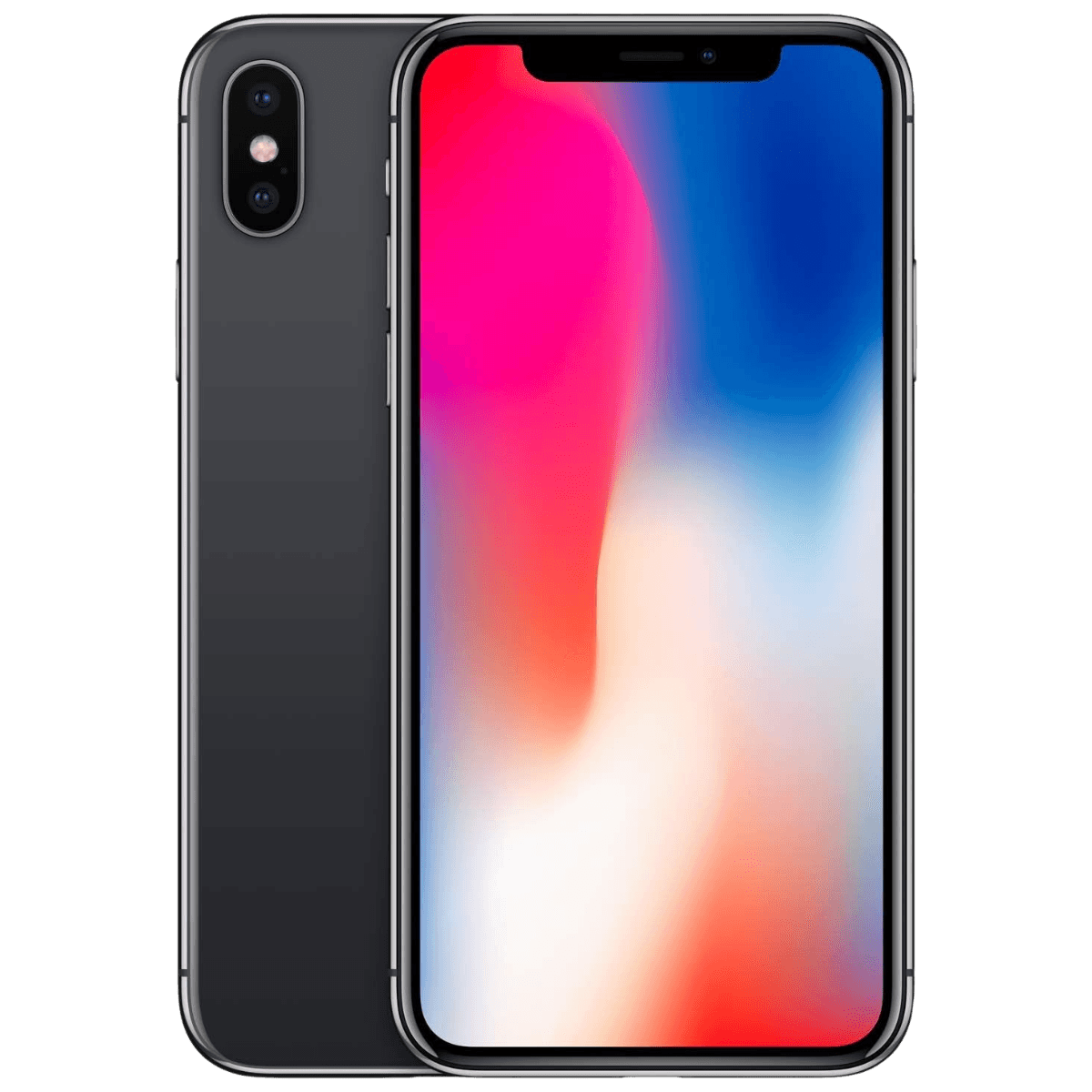 Apple iPhone X - Unlocked - Excellent-Space-Gray (#87888c)-64GB 1