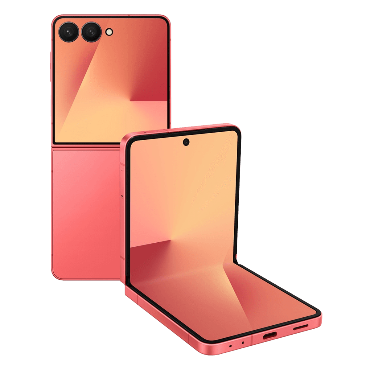 Samsung Galaxy Z Flip7 - Unlocked - Brand New-Coral-Red (#d15456)-512GB 1