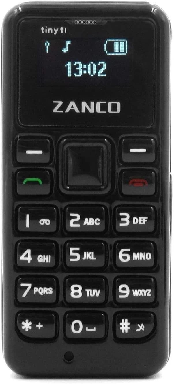Zanco Tiny T1 Phone - Unlocked - Brand New-Black (#000000)-4MB 1