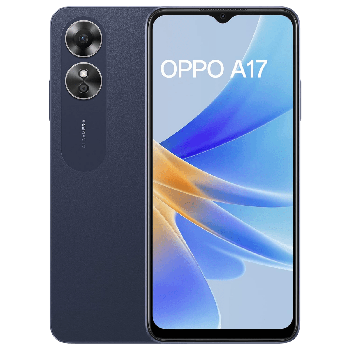 Oppo A17 - Unlocked - Excellent-Midnight-Black (#3c4354)-64GB 1