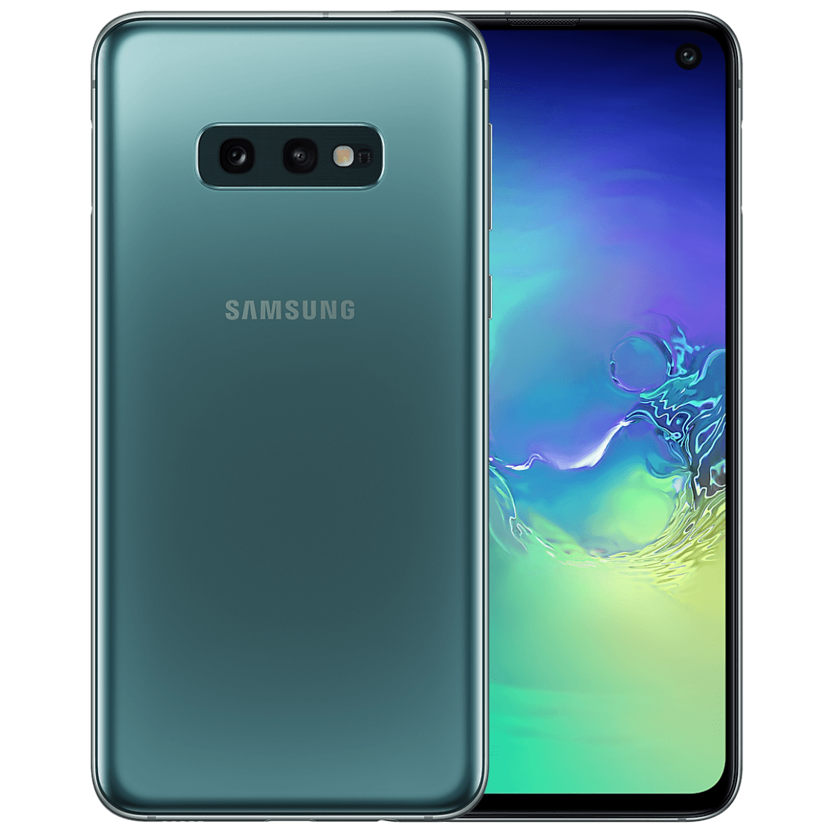 Samsung Galaxy S10e - Unlocked - Good-Prism-Green (#2a3b3d)-128GB 1