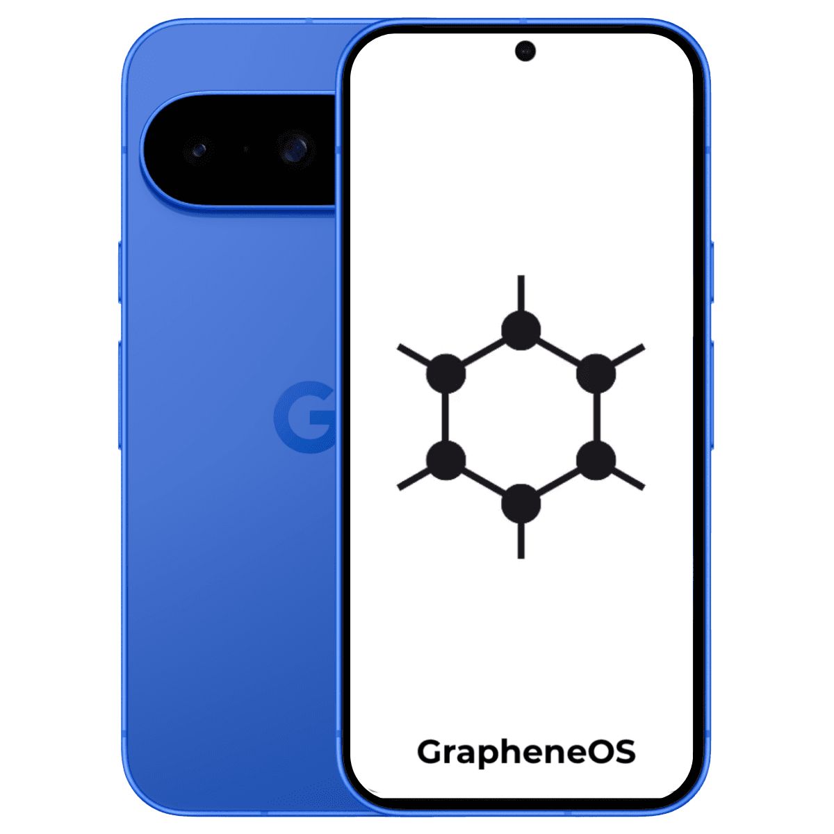 Google Pixel 10 Graphene OS - Unlocked - Excellent-Indigo (#3d6acc)-128GB 1
