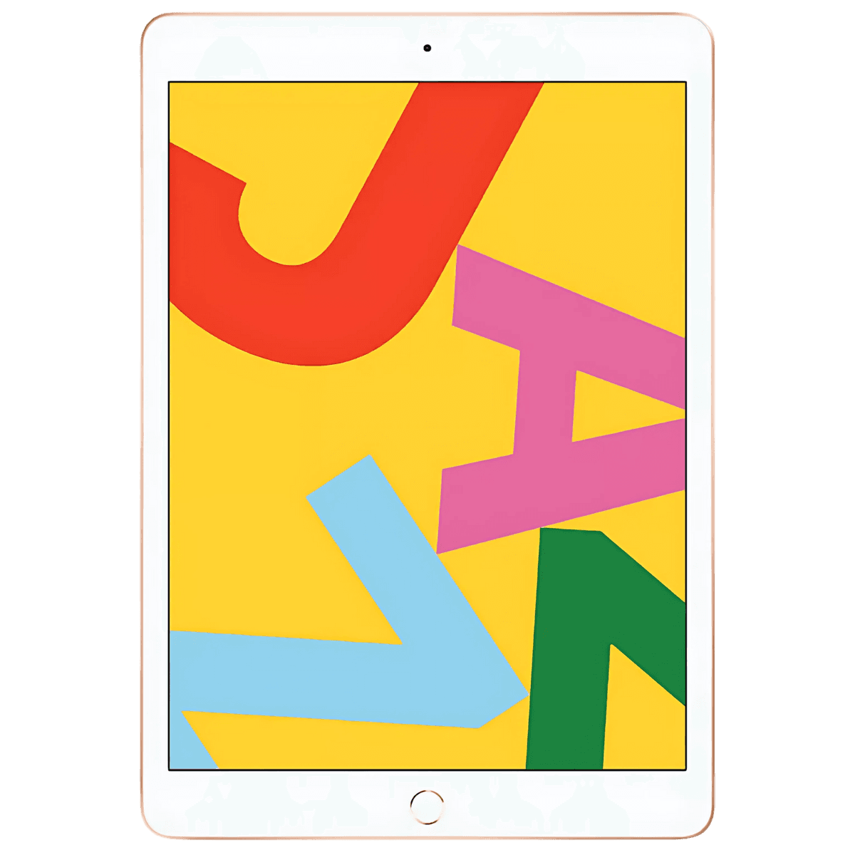 Apple iPad 7th Generation (2019) - Cellular - Excellent-Gold (#f0c105)-32GB 3
