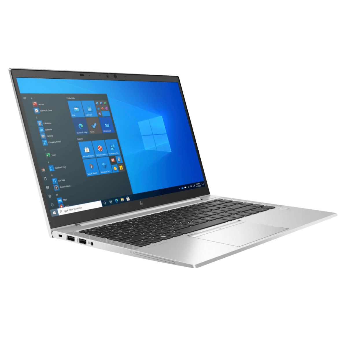 HP EliteBook 840 G8 14" FHD Laptop Core i5 11th Gen 8GB RAM - Good-Silver (#d7d7d9)-256GB SSD 3