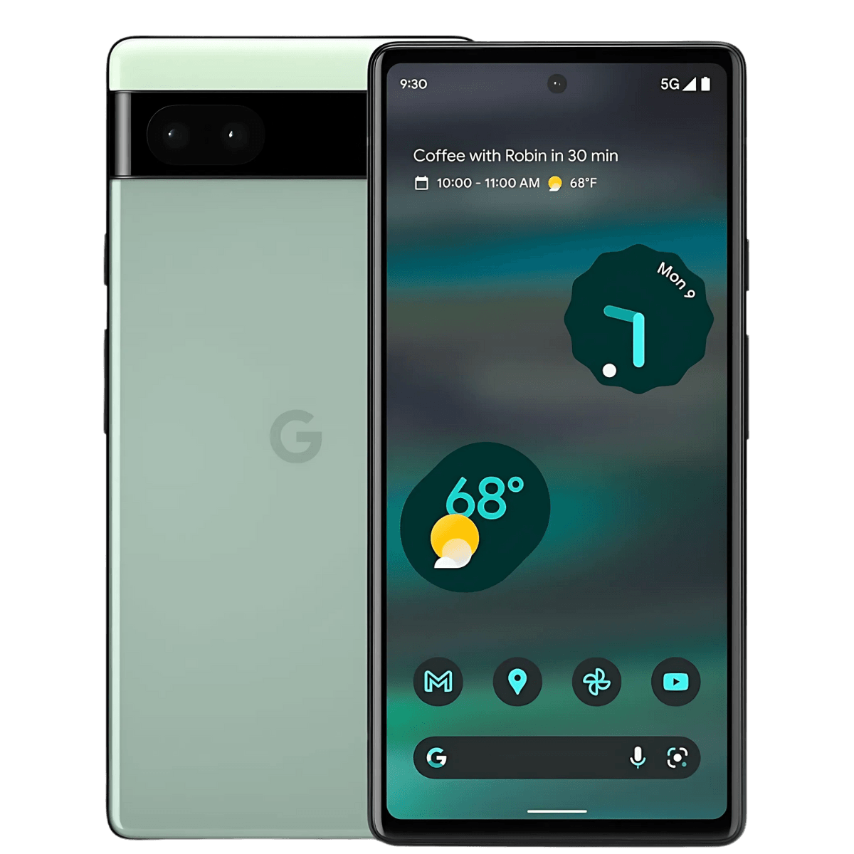 Google Pixel 6a - Unlocked  - Excellent-Sage (#96a89d)-128GB