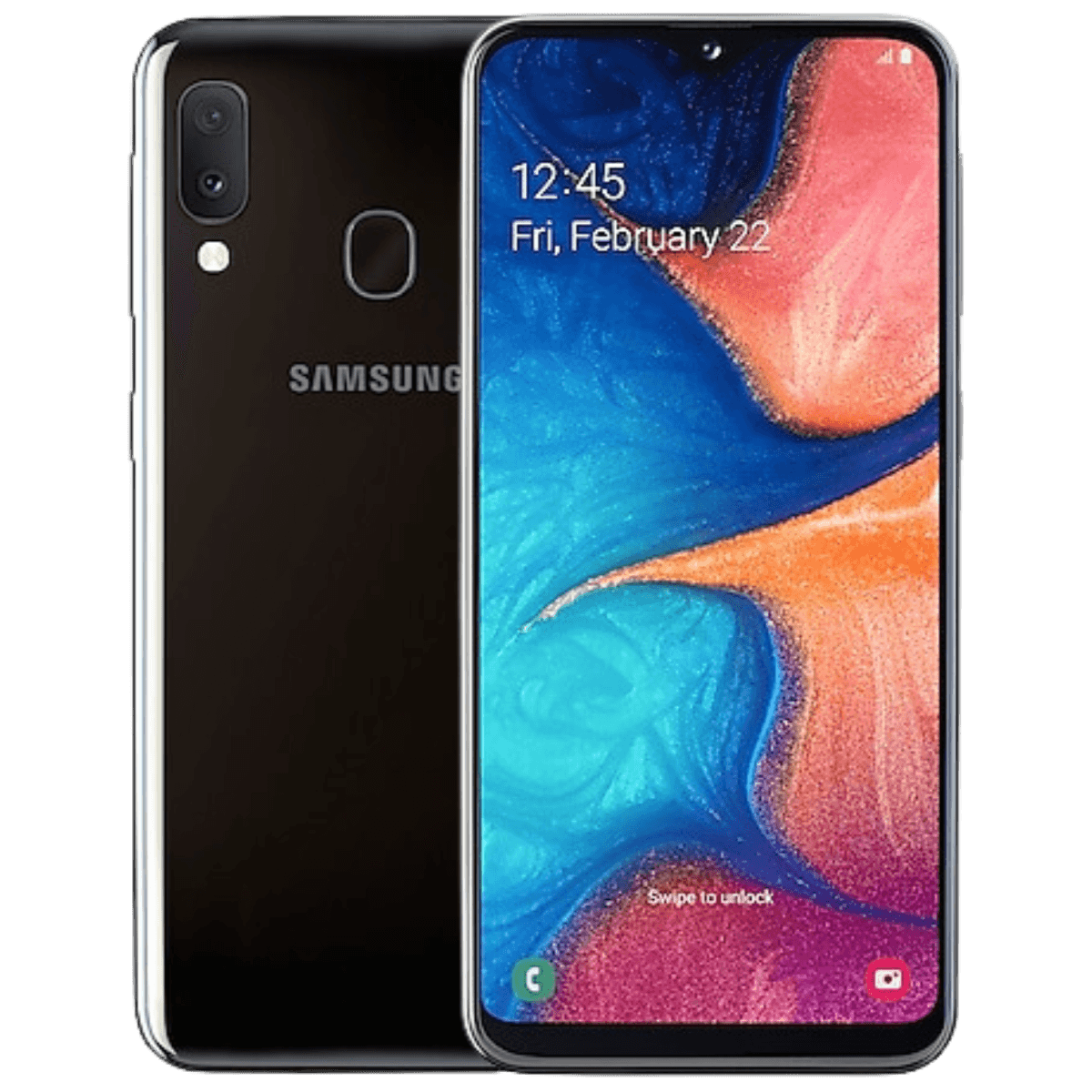 Samsung Galaxy A20e - Unlocked - Good-Black (#000000)-32GB