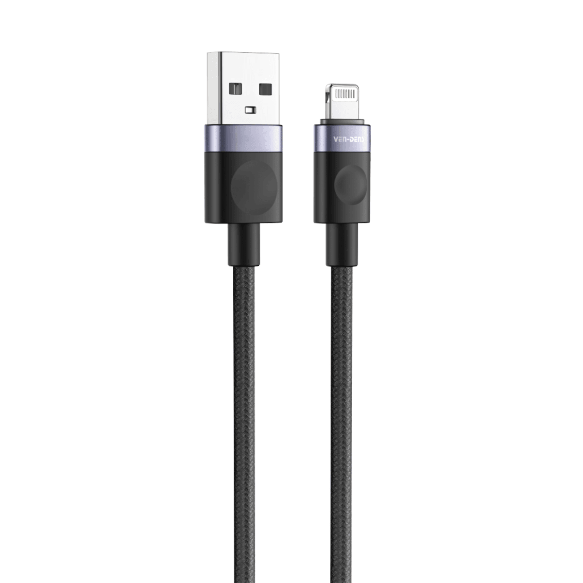 2.4A 5V USB A to Lightning Cable | Heat-Resistant & Fast Charging | VD-DCM02 - Main view