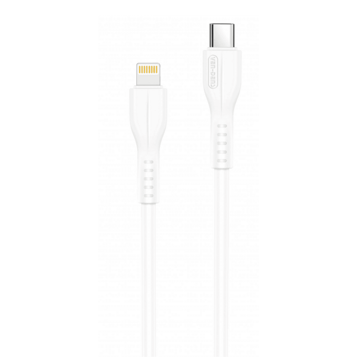 Type-C to Lightning Charging Cable (2A, 3m, White) | 9.5V Output & Heat-Resistant | VD-DC0015 - Main view