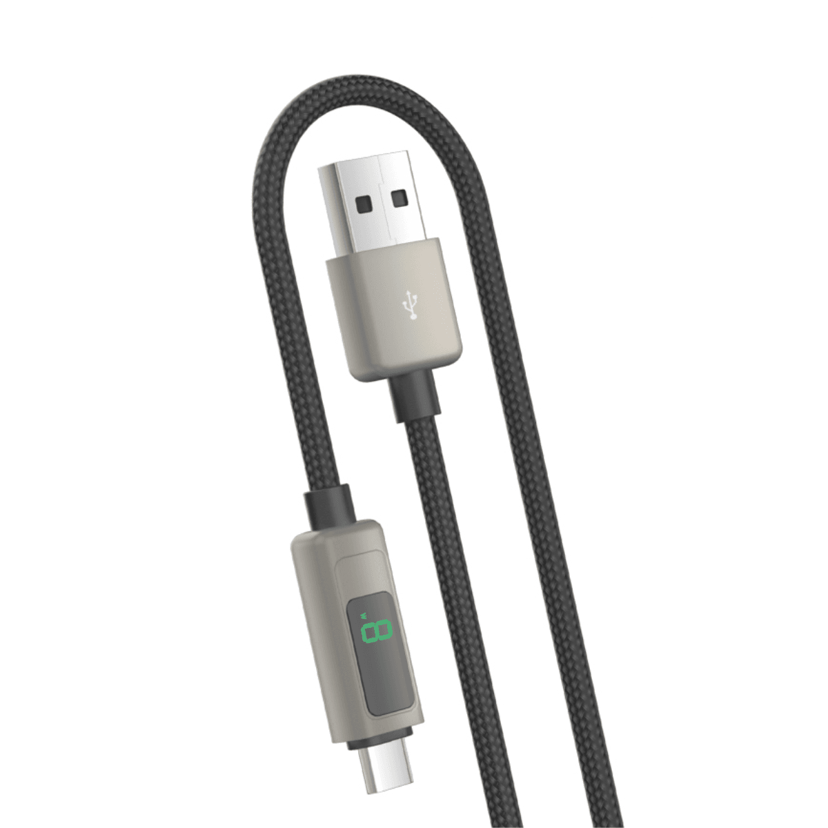 Display Fast Charging USB A to Type-C Cable – Data Sync, Durable, and Heat-Resistant | VD-DCJ03 - Main view