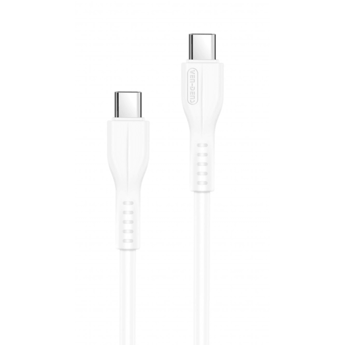 Type-C to Type-C Charging Cable 2A (2 Meter, White) – Durable, Heat-Resistant, and Safe | VD-DC0017 - Main view