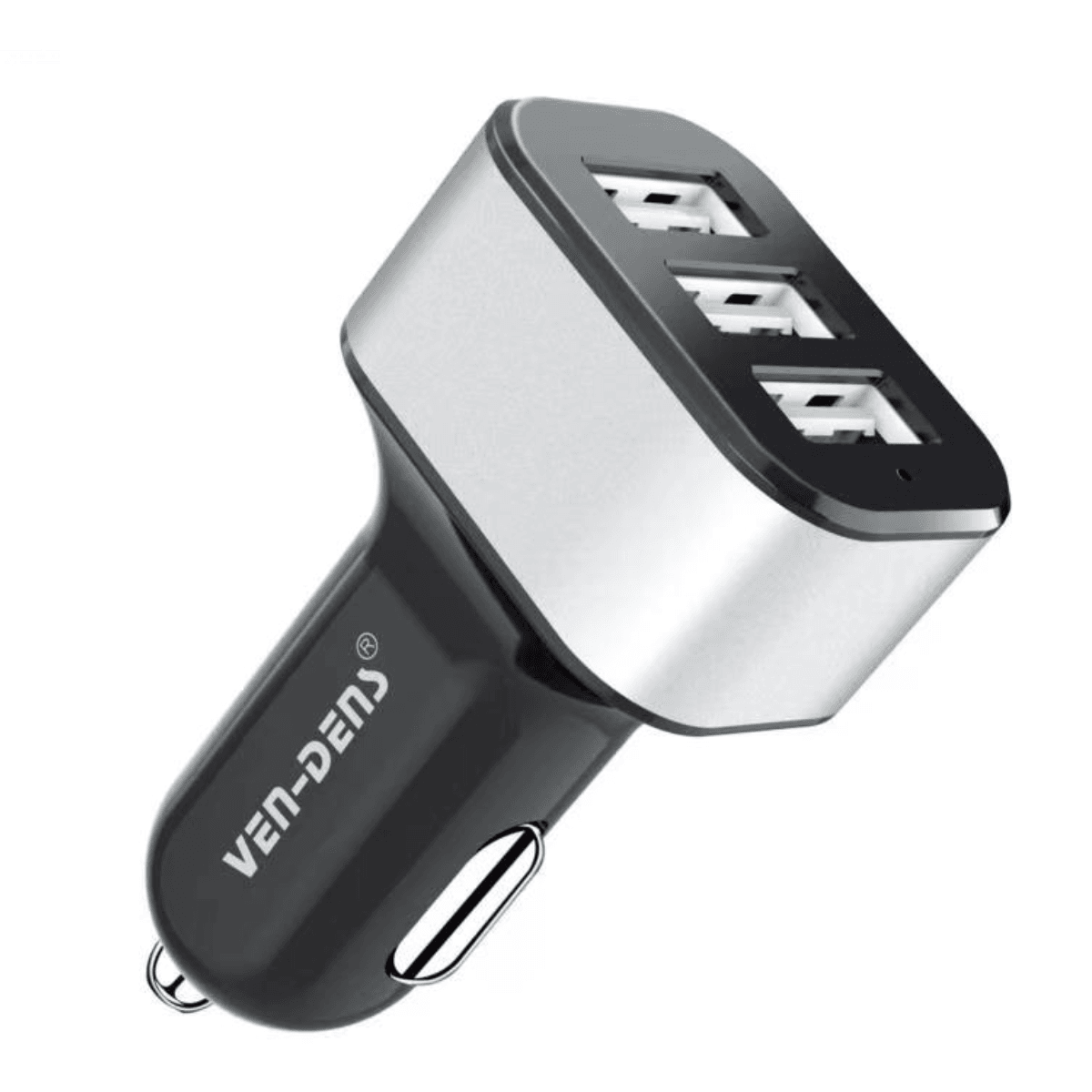 3-Port Car Charger – High-Efficiency, Safe, and Multi-Device Compatible | VD-CC007 - Main view
