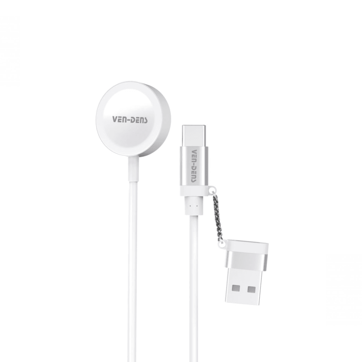 Portable Type C + USB Magnetic Watch Charger – Compact, Efficient, and Durable | VD-WLC012 - Main view