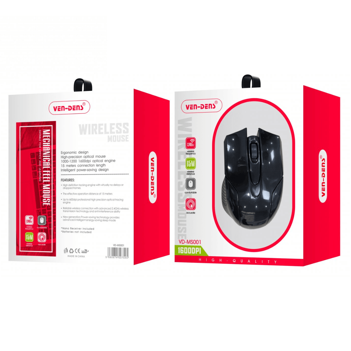 Wireless Gaming Mouse – High Precision, Lag-Free & Energy Efficient | VD-MS001 - Main view