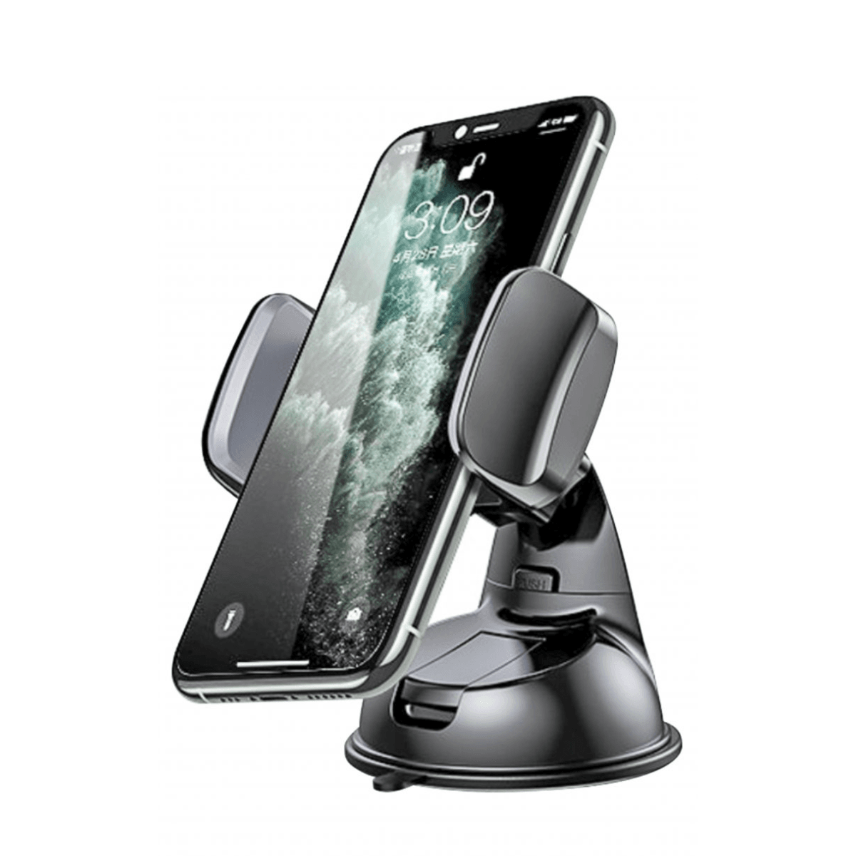 Car Phone Holder – 360° Rotation with Silica Gel Grip & Suction Cup | VD-HD016 - Main view