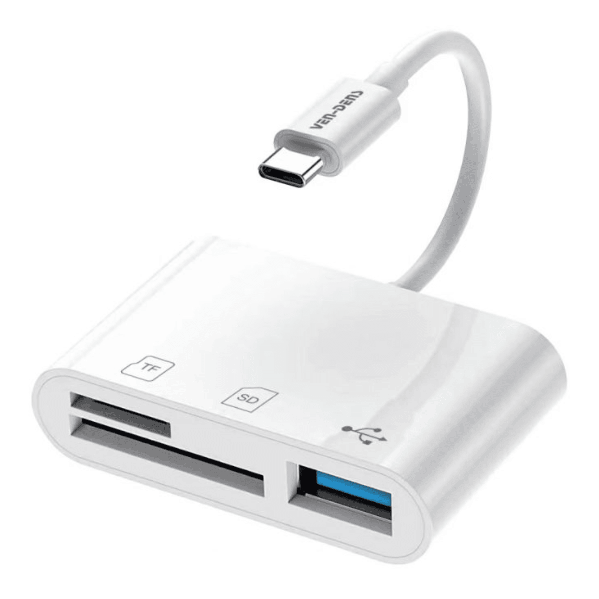 3-in-1 Card Reader Adapter – USB + SD + TF for Quick & Easy Data Transfer | VD-OTG005 - Main view