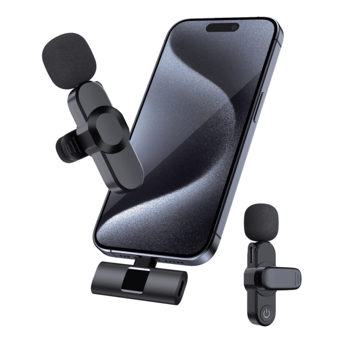 Wireless Dual Microphone - Lightning Plug | VD-MIC010 - Main view